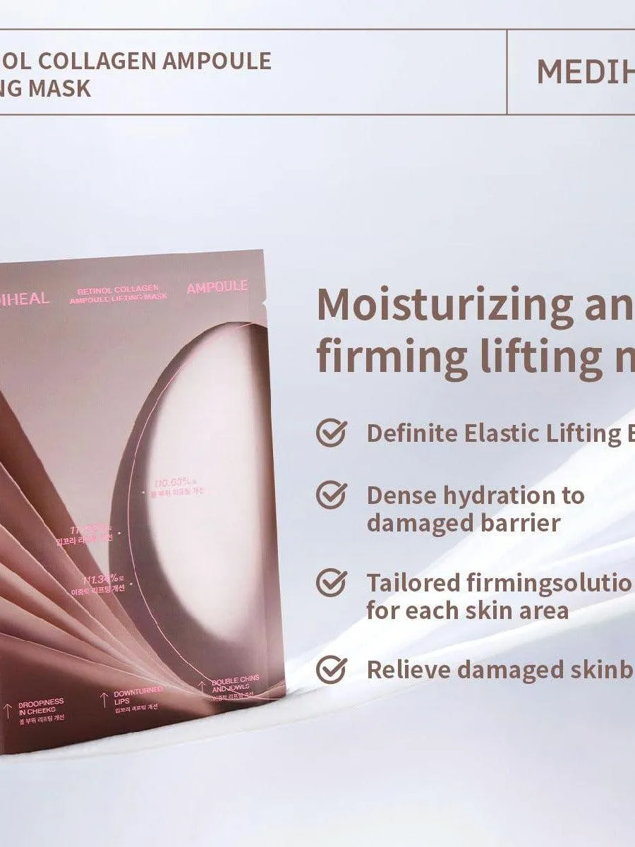 ** BOGO **  Mediheal Retinol Collagen Ampoule Lifting Mask