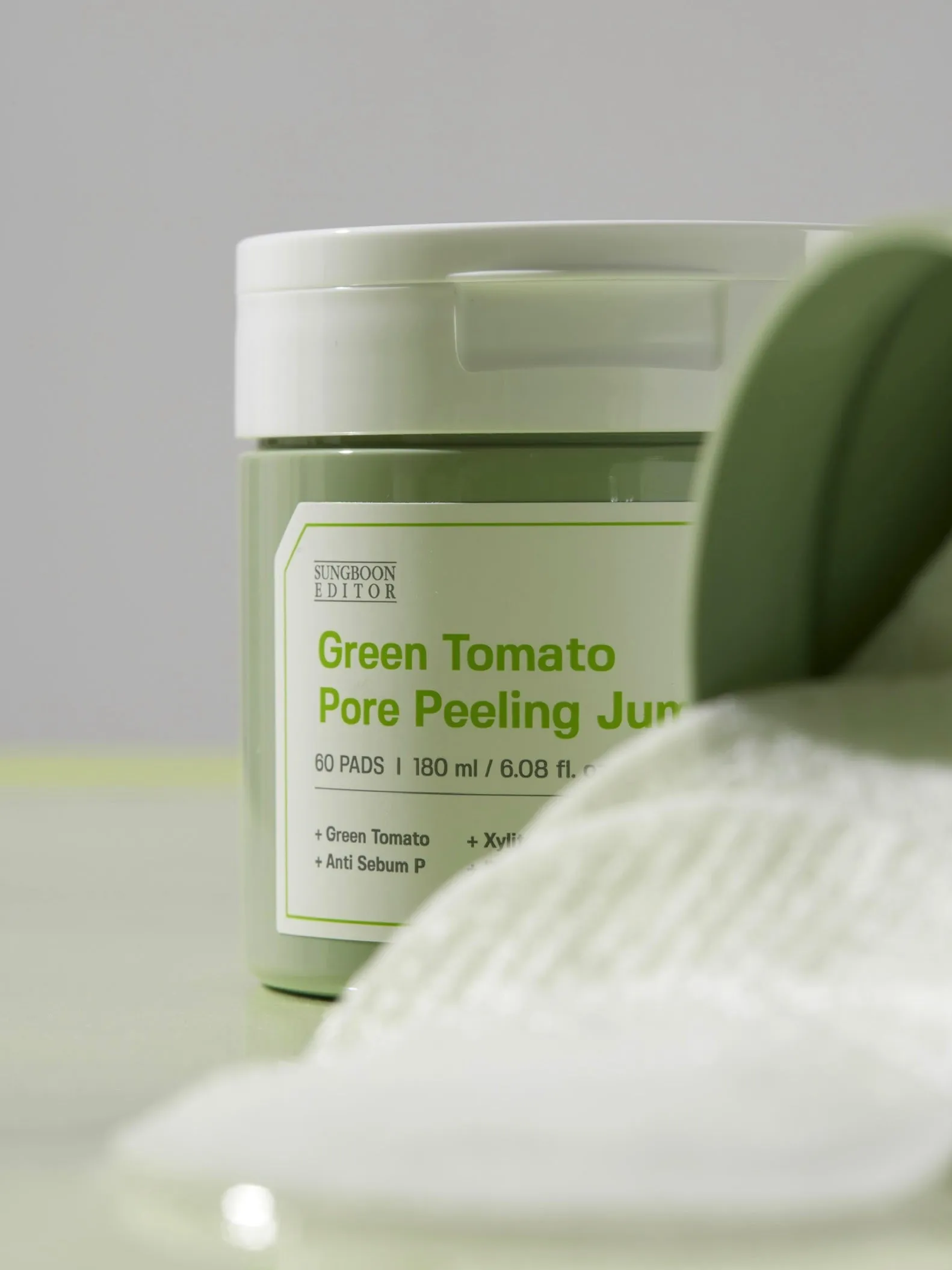 ** BOGO **  SUNGBOON EDITOR Green Tomato Pore Peeling Jumbo Pad