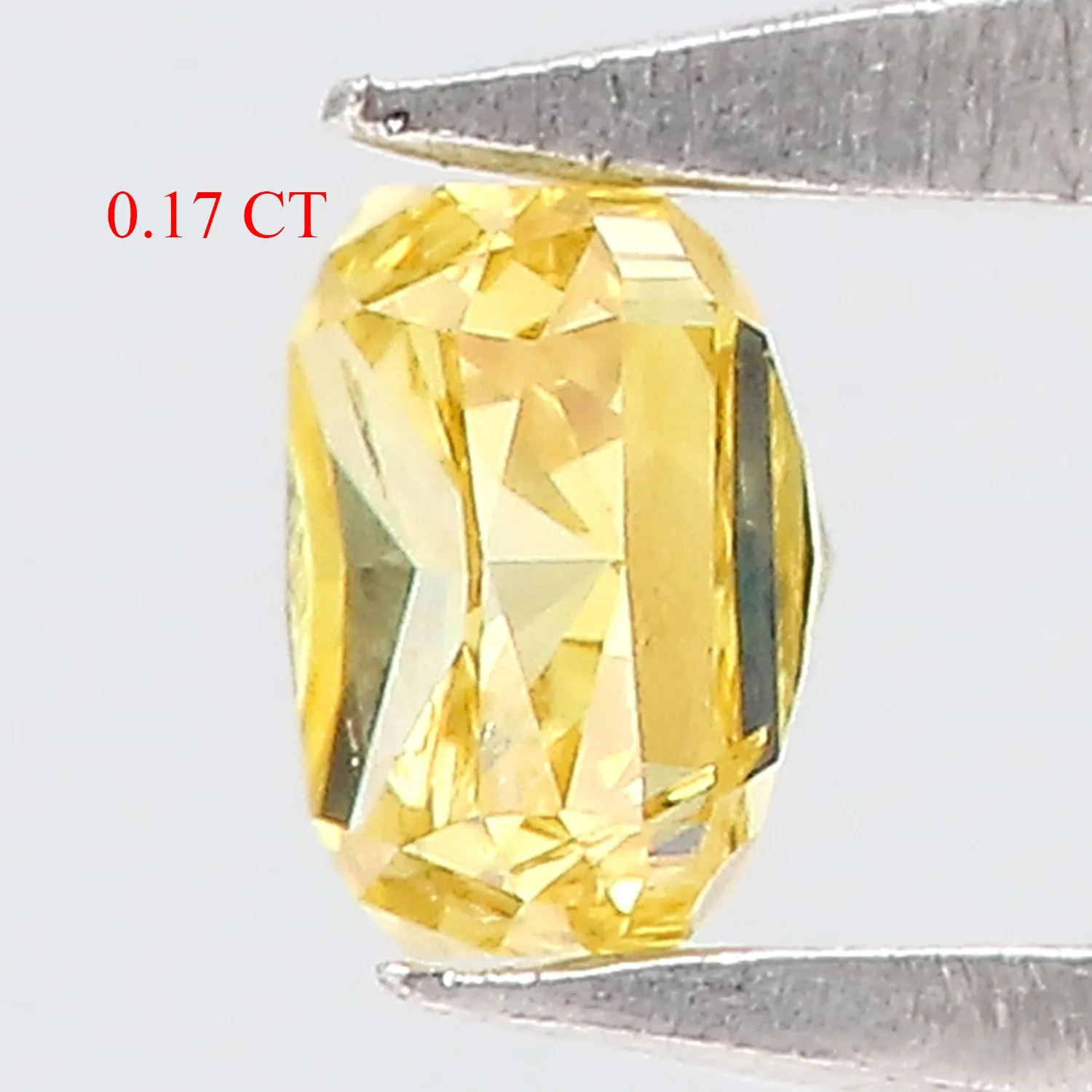 0.17 CT Natural Loose Cushion Shape Diamond Yellow Color Cushion Diamond 3.30 MM Natural Yellow Color Cushion Brilliant Cut Diamond LQ8639