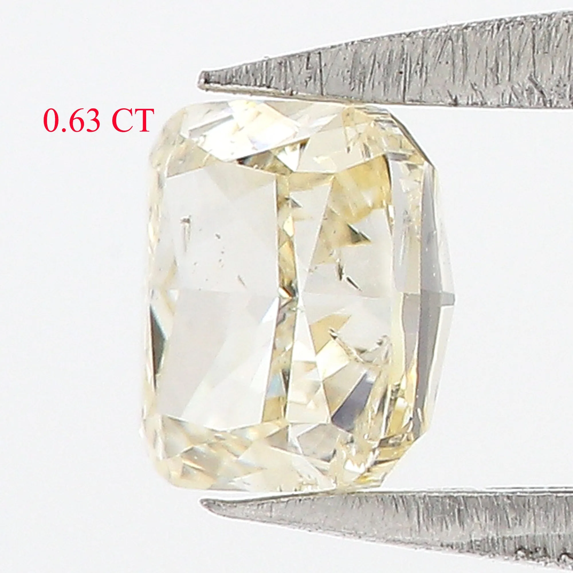 0.63 CT Natural Loose Cushion Shape Diamond Yellow Color Cushion Diamond 4.75 MM Natural Yellow Diamond Cushion Brilliant Cut Diamond QL3105