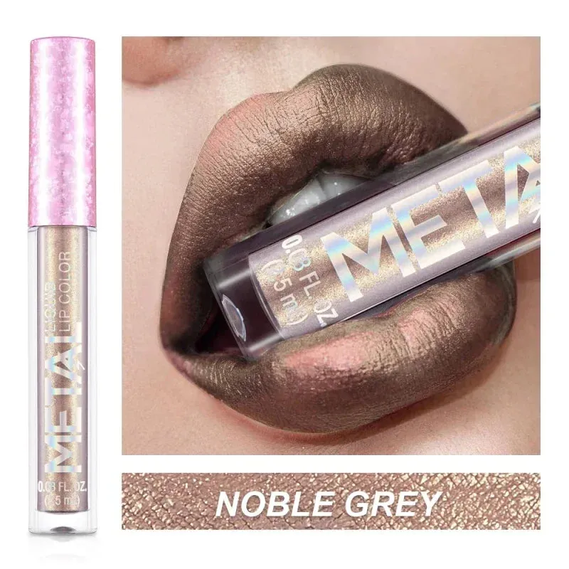 12 Color Matte Metal Liquid Lipstick - Waterproof, Long-Lasting, Non-Fading Matte Lips Stain, LipsGloss.
