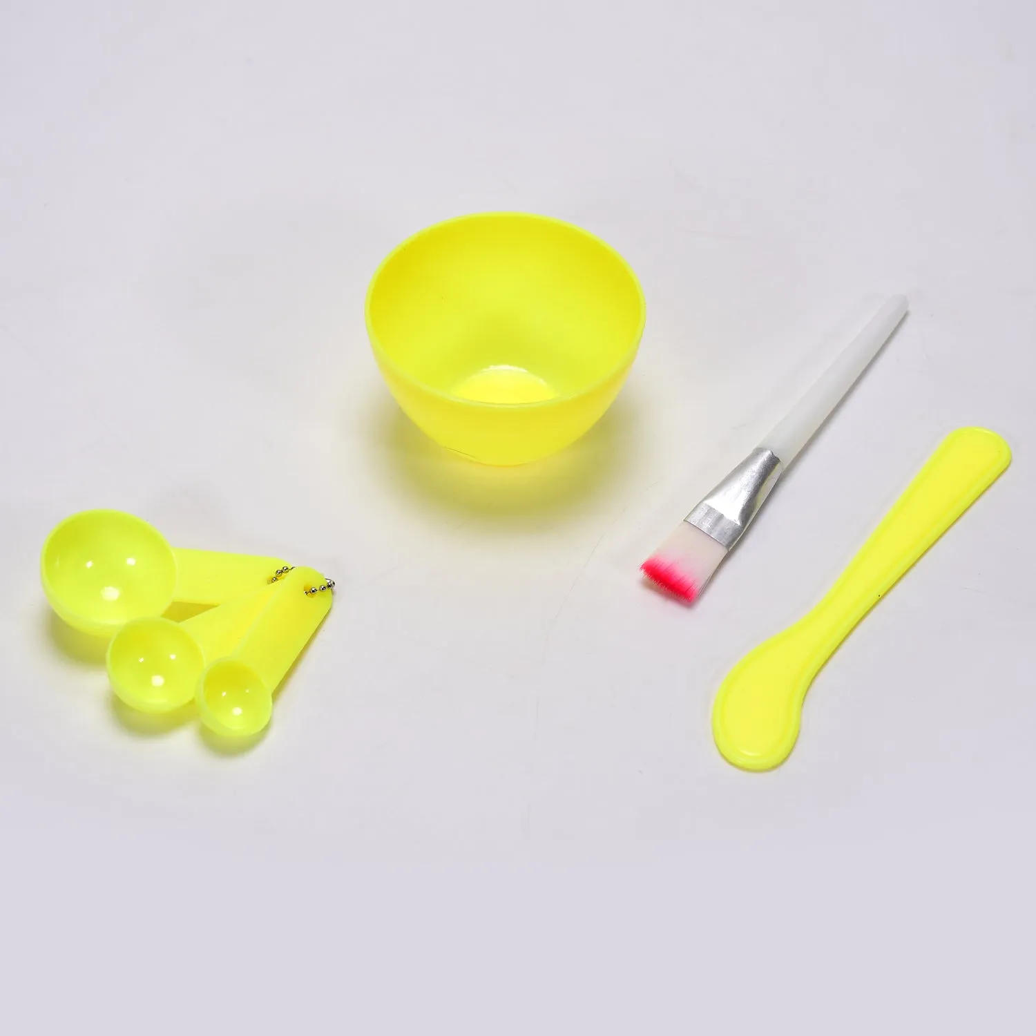 1262 Facial Mask Bowl Set For Girls Use ( 6 pcs Set )