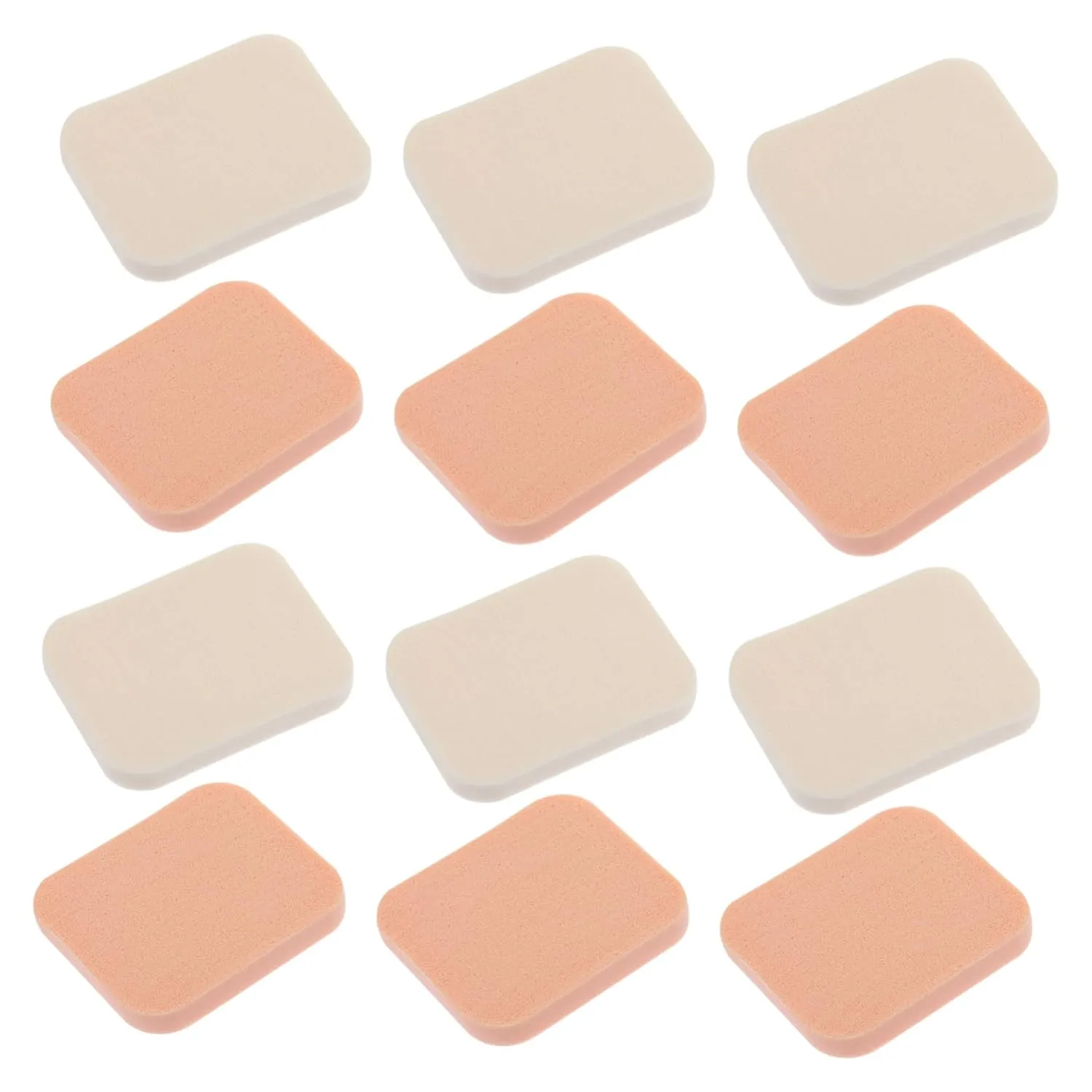 12pcs Beauty Sponges for Makeup Pressed Powder Puff for Face Triangle for Skin Girl Makeup Tool Mini Sponge