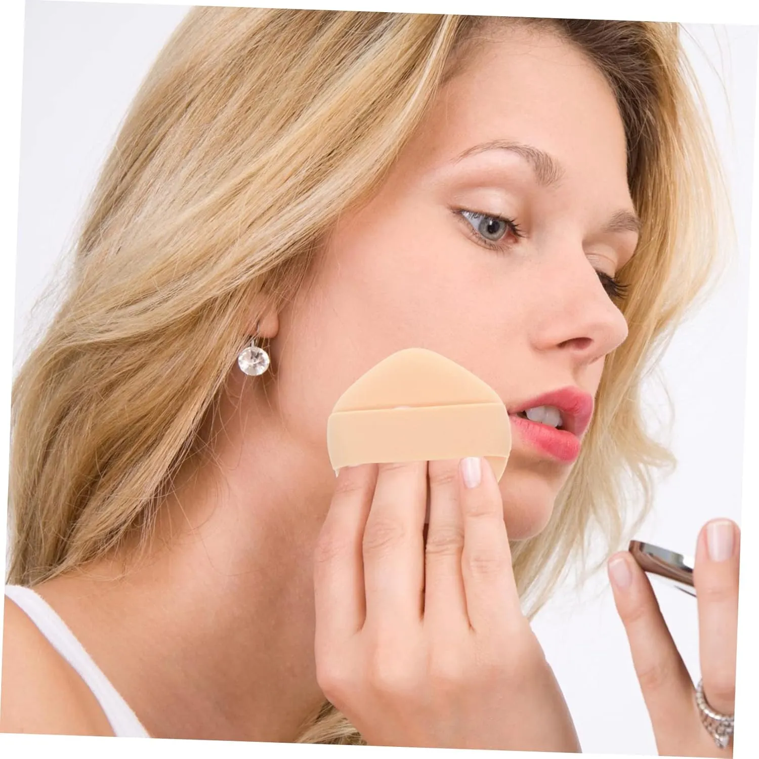 12pcs Makeup Sponge Round Foam Foundation Applicators for Cream Powder and Blush Soft Skin-friendly Multi-purpose Beauty Tools for Home and Travel Use