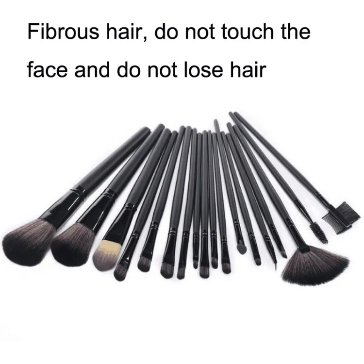 15 PCS / Set Black Makeup Brush Set Loose Powder Brush Makeup Tool