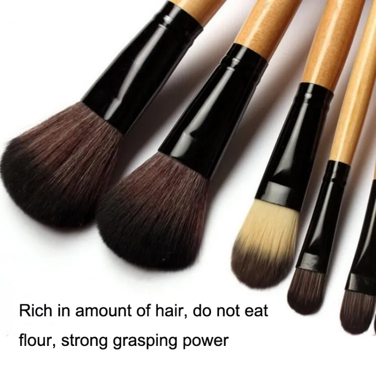 15 PCS / Set Black Makeup Brush Set Loose Powder Brush Makeup Tool