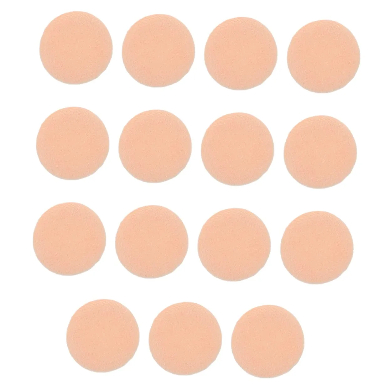 15Pcs Velour Makeup Skin Friendly Cosmetic Applicators for Face Makeup Design for Home Salon Use Compact Portable