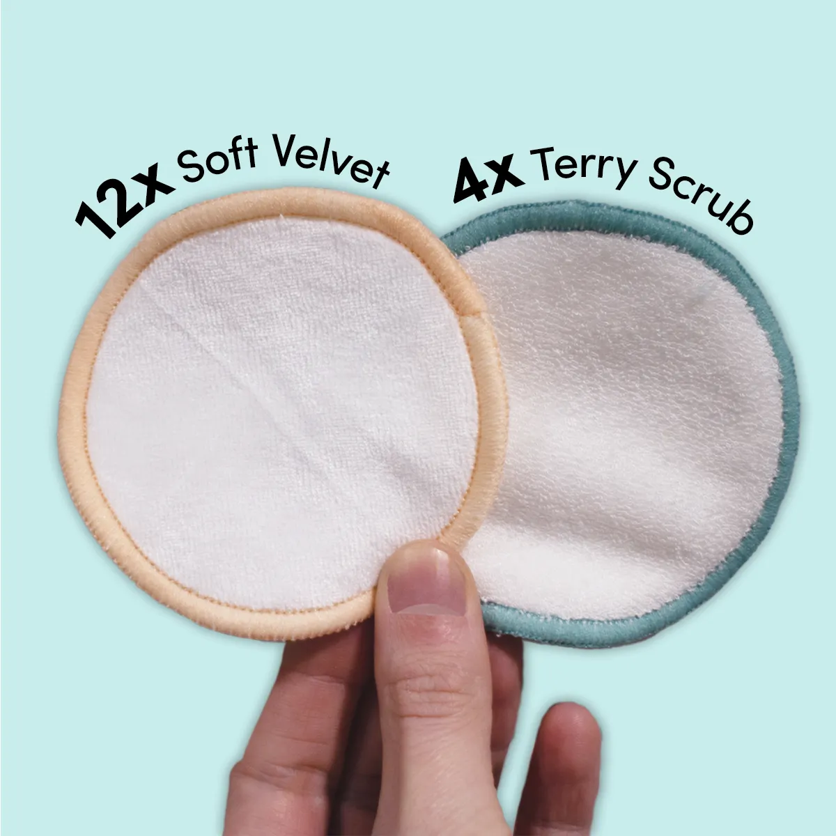 16 Reusable Makeup Remover Pads