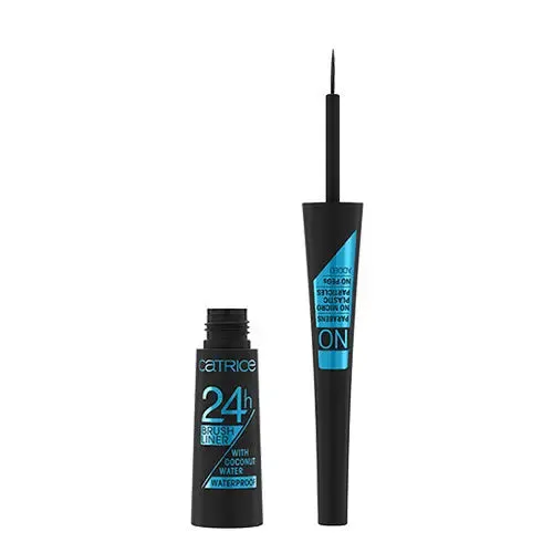 24h Brush Liner Waterproof 010 Ultra Black Waterproof