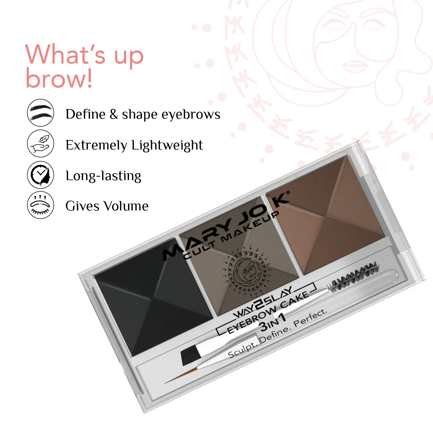 3 in 1 Eyebrow Cake