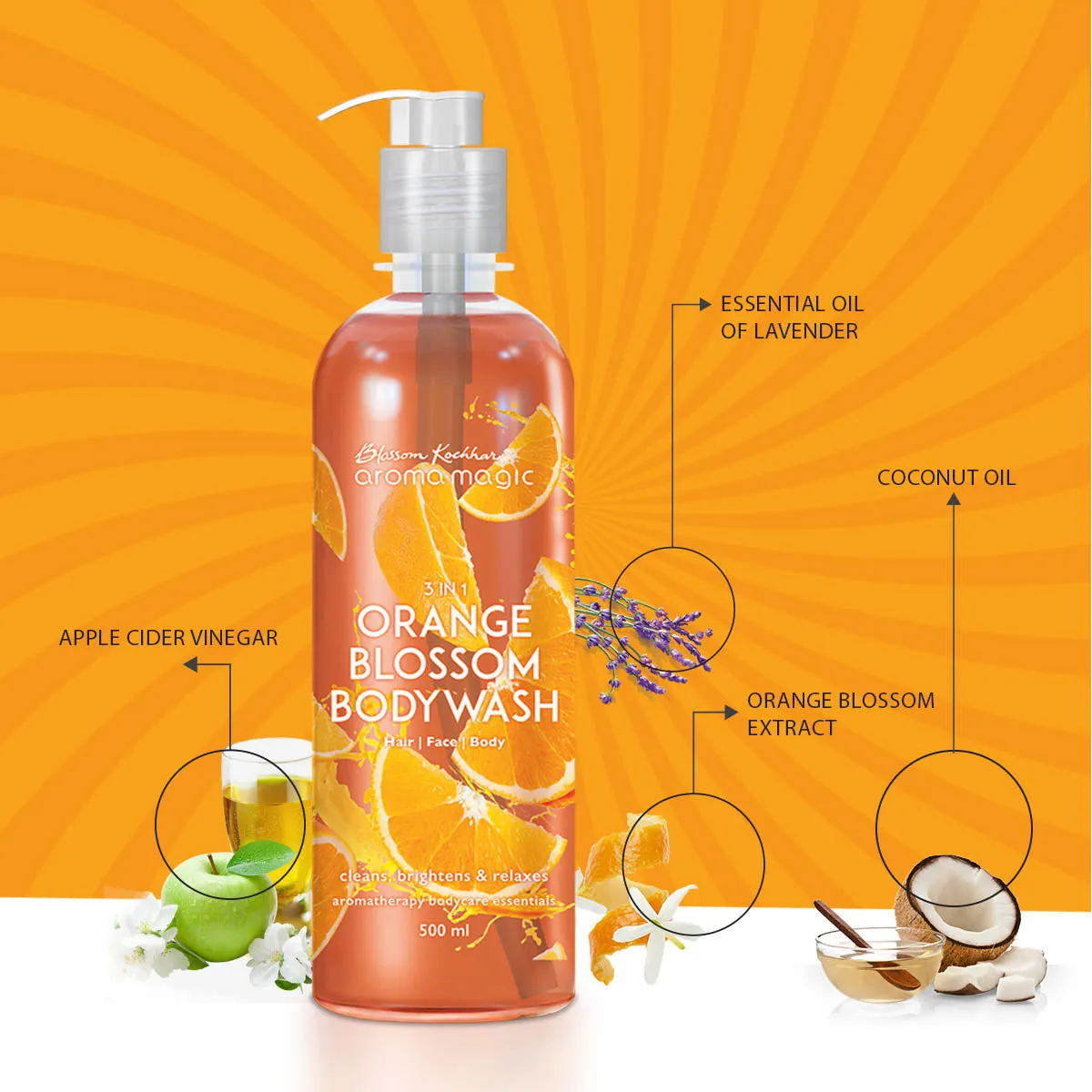 3 in 1 Orange Blossom Body Wash