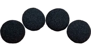 3 inch - 4 x Super Soft Sponge Balls - Black