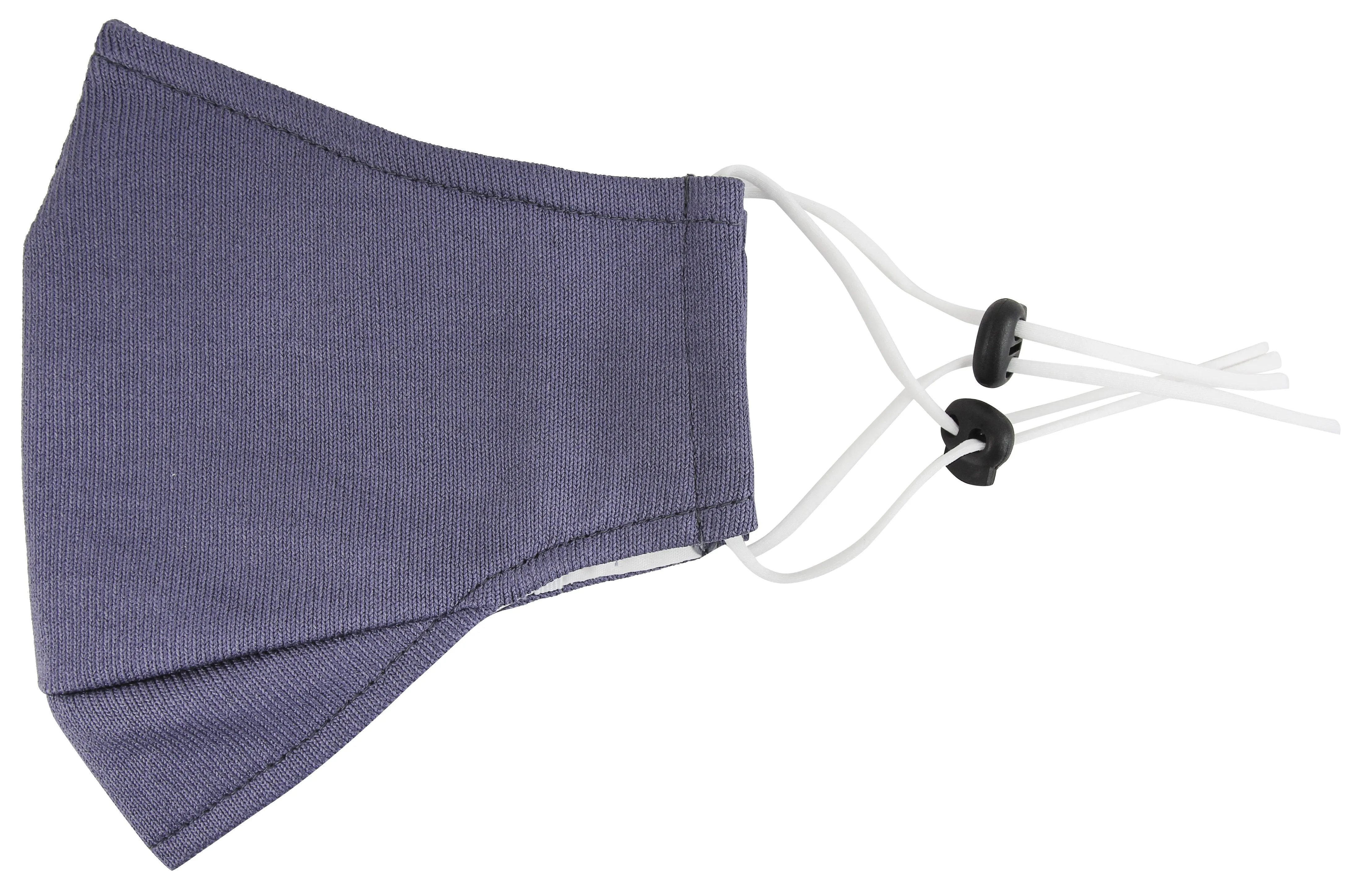 3 Ply Reusable Face Mask, Charcoal, Large, 1 Piece