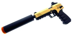 33" Foam Pistol with Supressor - Desert