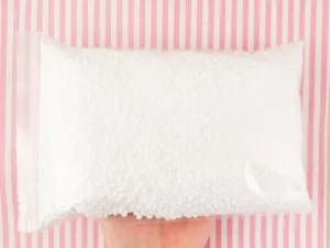 4mm White Foam Beads for Slime, 4 cups by volume