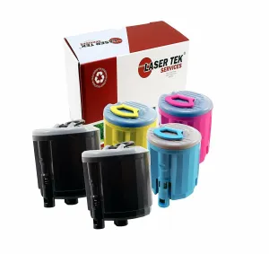 5 Pack Compatible Xerox Phaser 6110 Toner Cartridge Replacements for the Xerox 106R01274, 106R01271, 106R01272, 106R01273 (2 Black, Cyan, Magenta, Yellow)