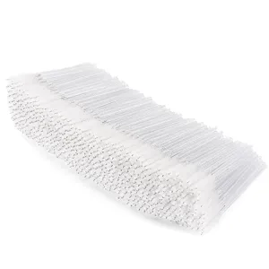 500 Pcs Disposable Mascara Wands, Crystal Spoolies Brush for Eyelash Extensions, Spooly Eyelash Eyebrow Brushes Lash Wand Applicator Makeup Kits