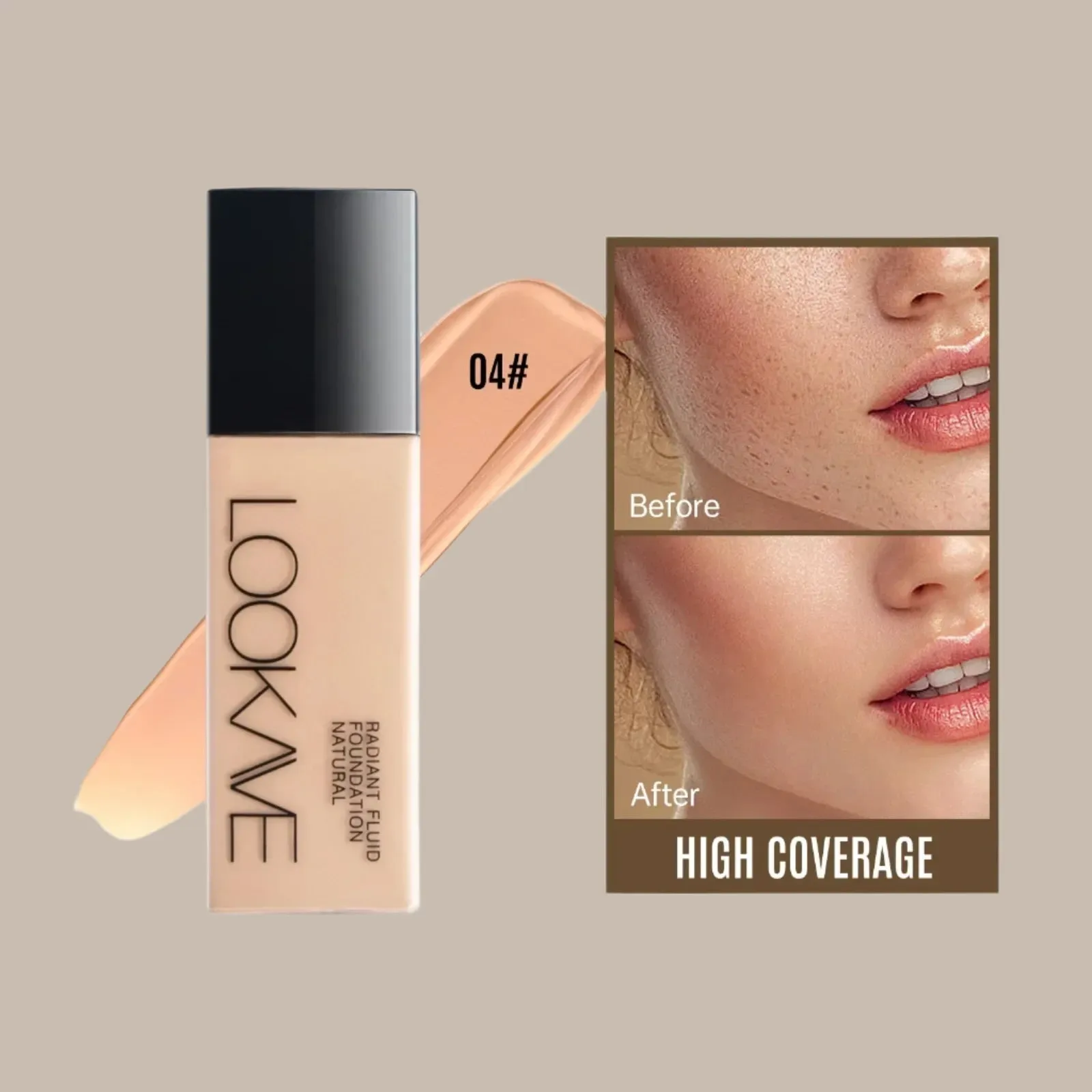 6 Natural Breathable Foundation
