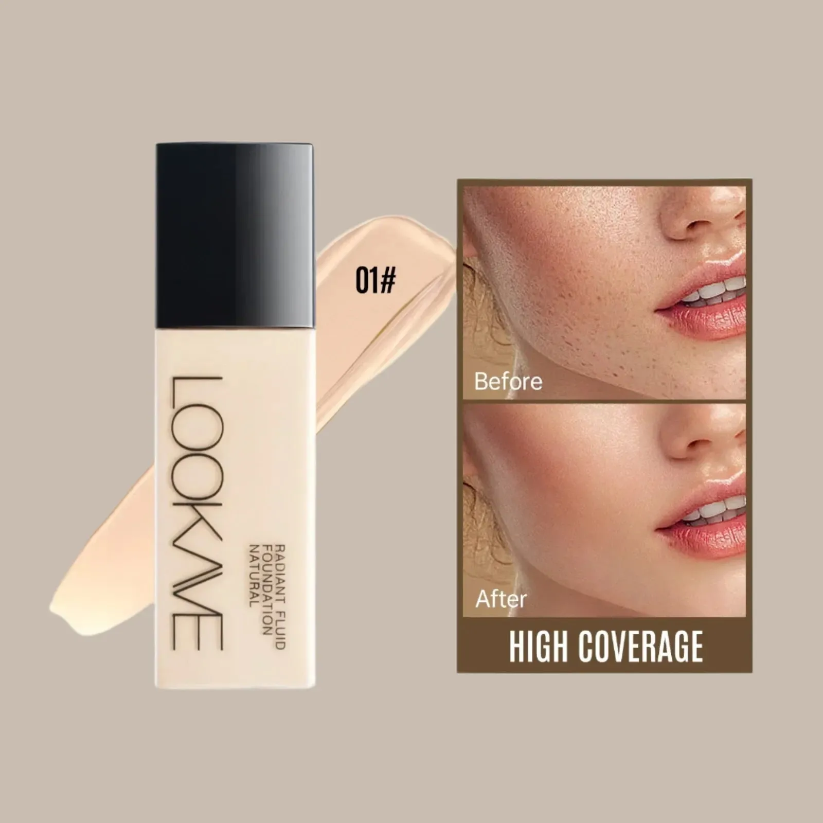 6 Natural Breathable Foundation