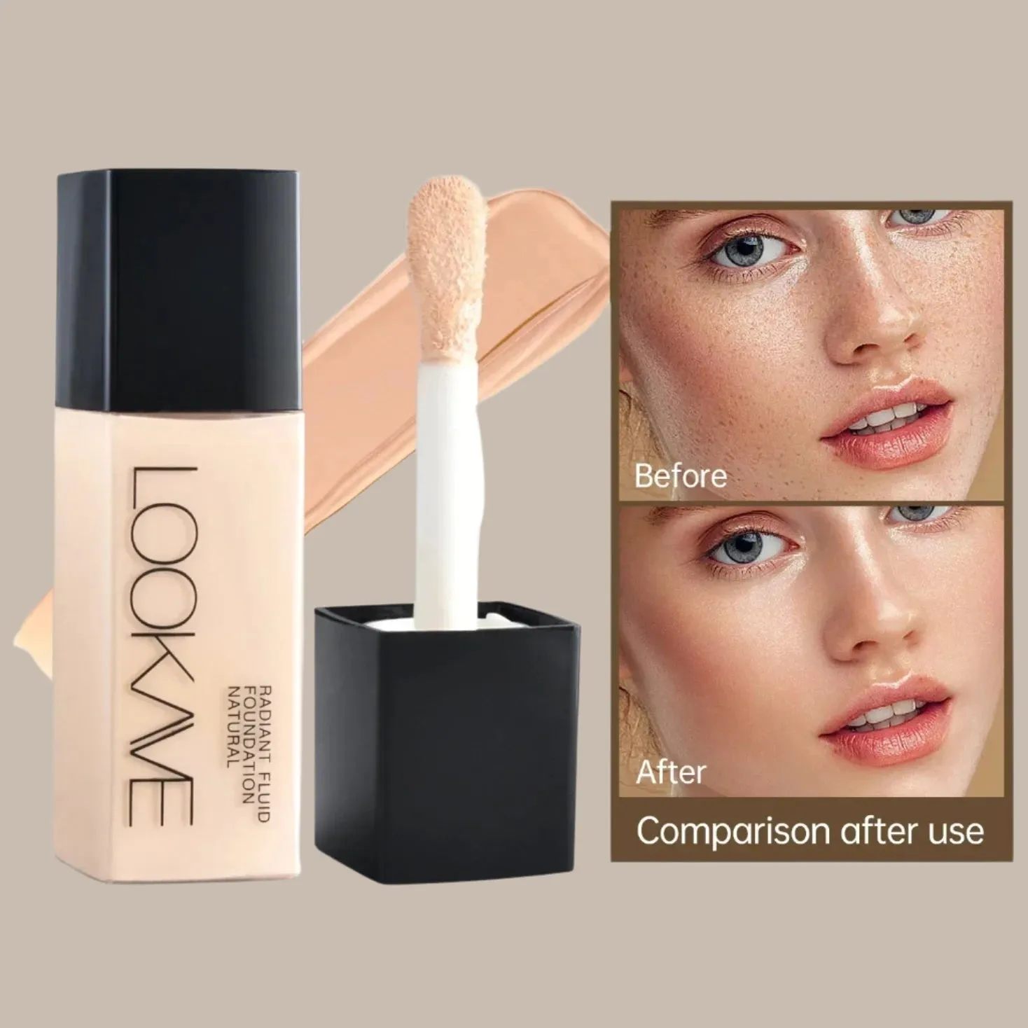 6 Natural Breathable Foundation