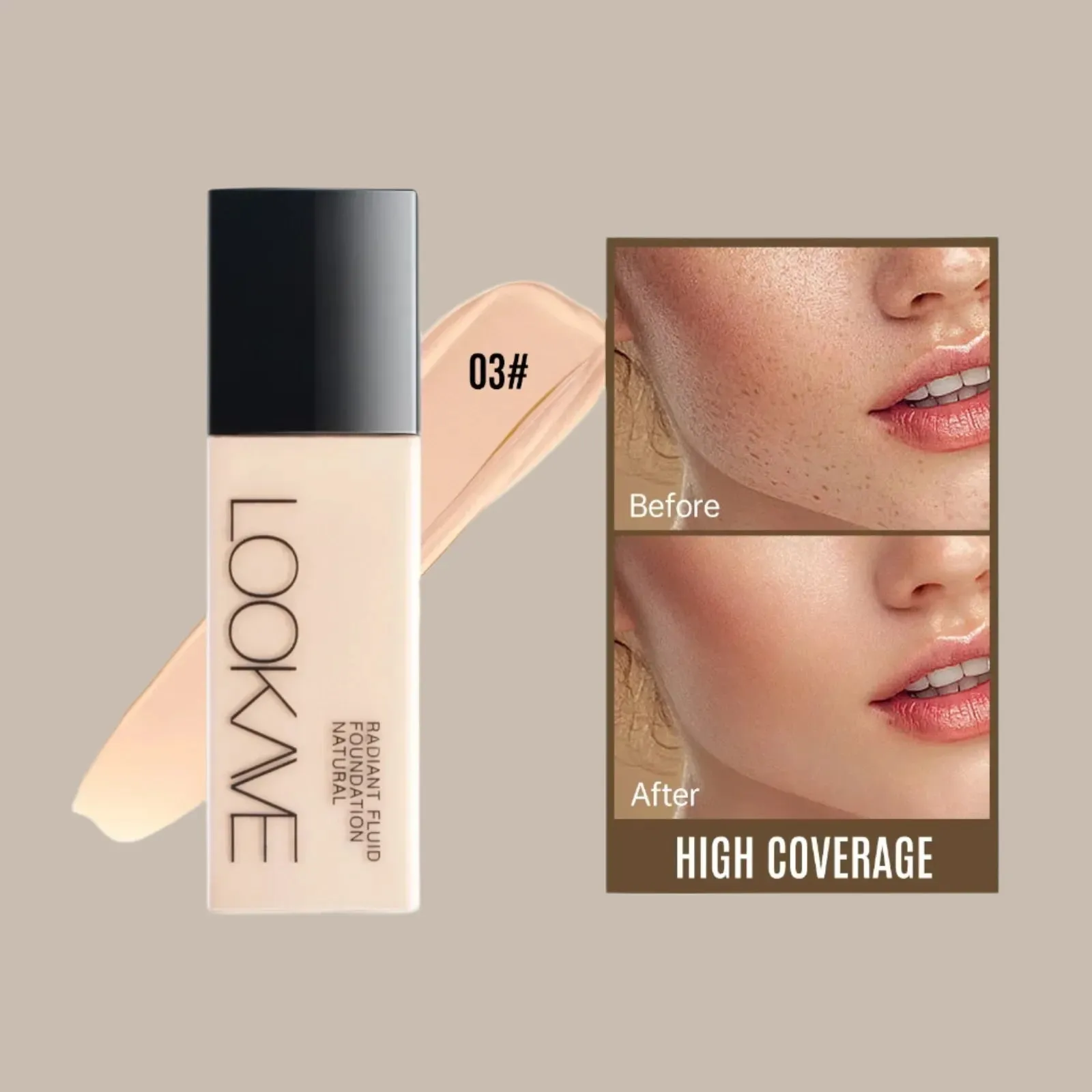 6 Natural Breathable Foundation
