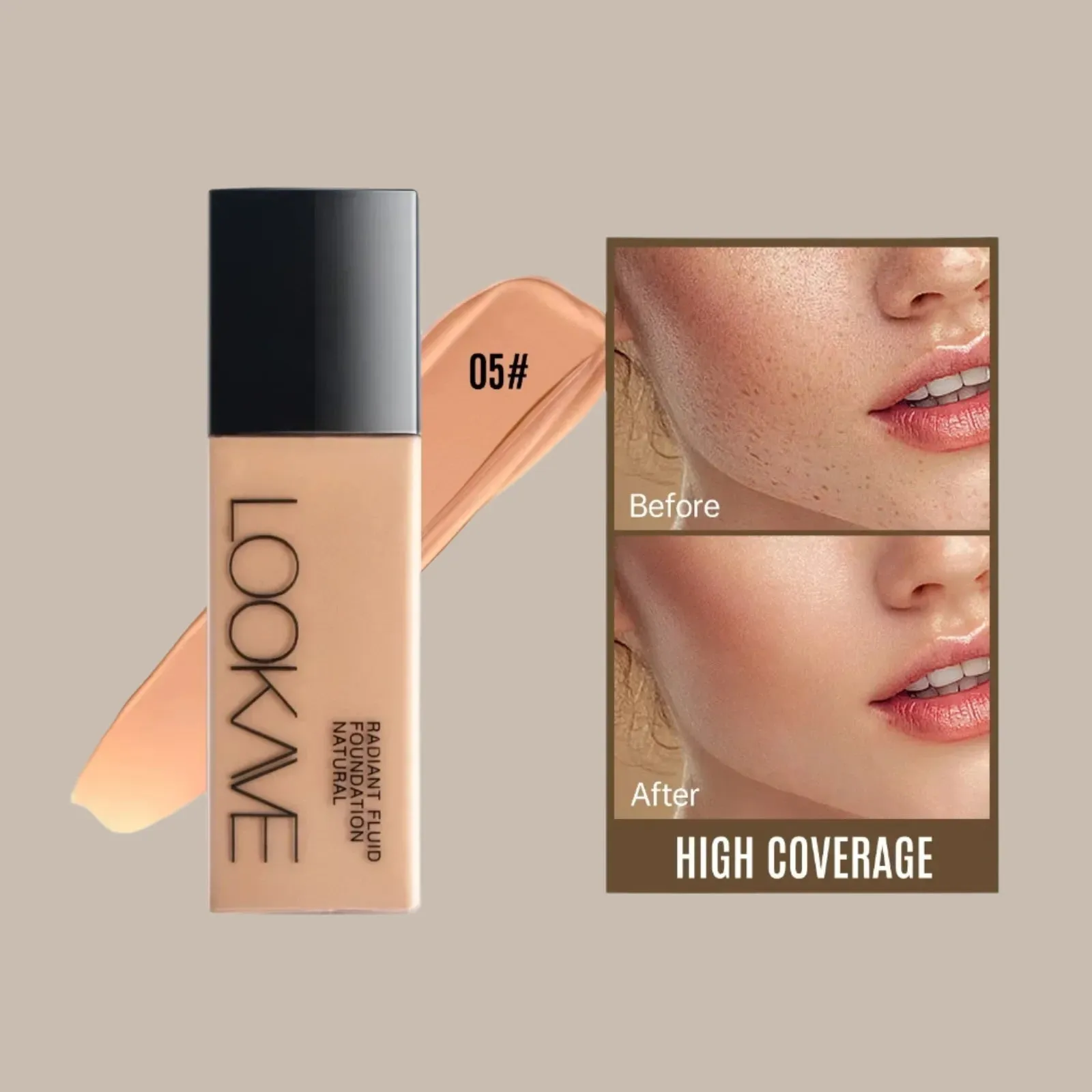 6 Natural Breathable Foundation