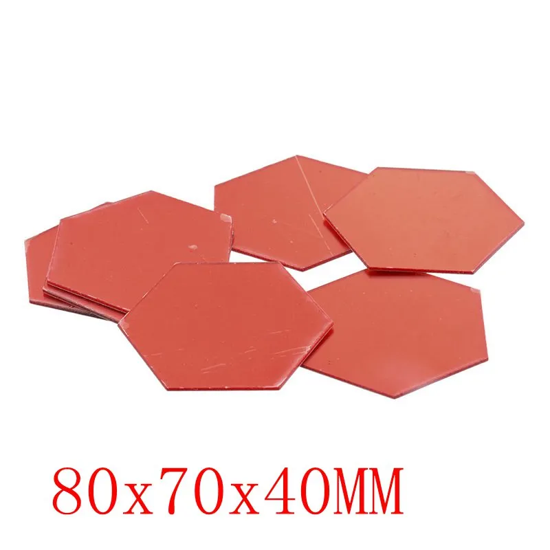 6/12 Pcs 3D Hexagon Acrylic Mirror Wall Stickers