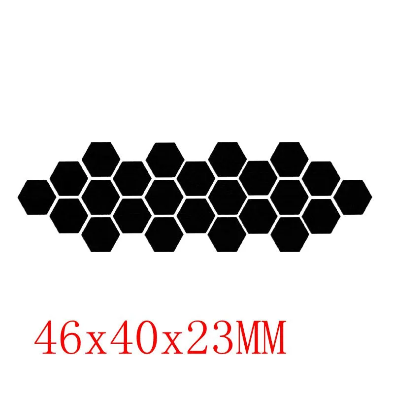6/12 Pcs 3D Hexagon Acrylic Mirror Wall Stickers