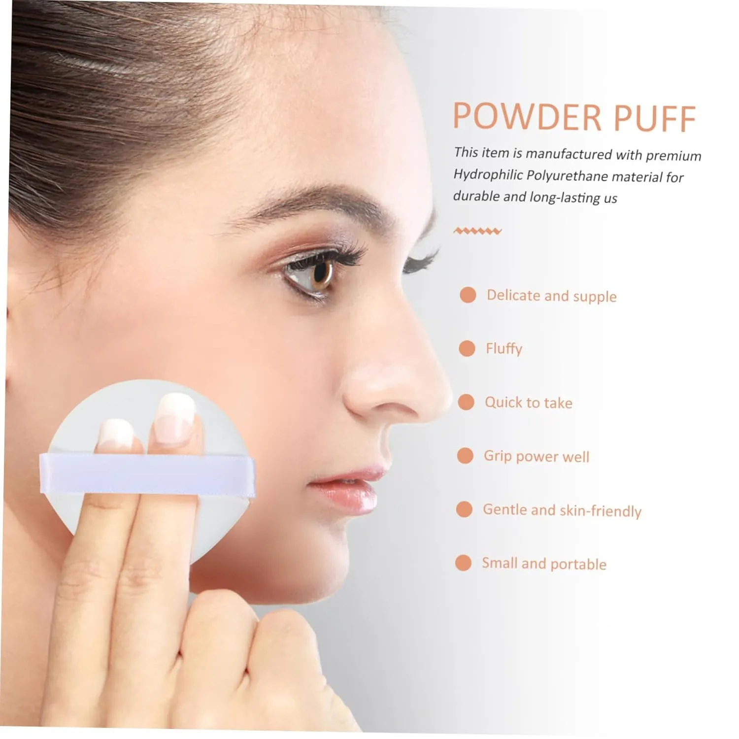 7pcs Dual-sided Makeup Sponges for Foundation and Setting Versatile Applicators for Women for Wet Dry Use Soft Texture for Seamless Blending