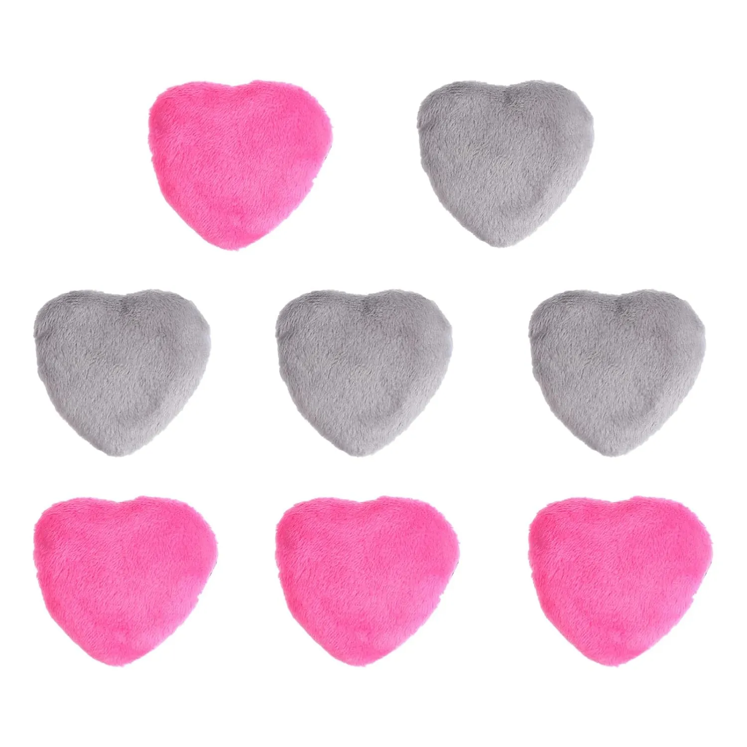 8Pcs Heart Shaped Makeup Puff for Loose Powder Application Soft and Washable Cosmetic for Makeup and Contouring