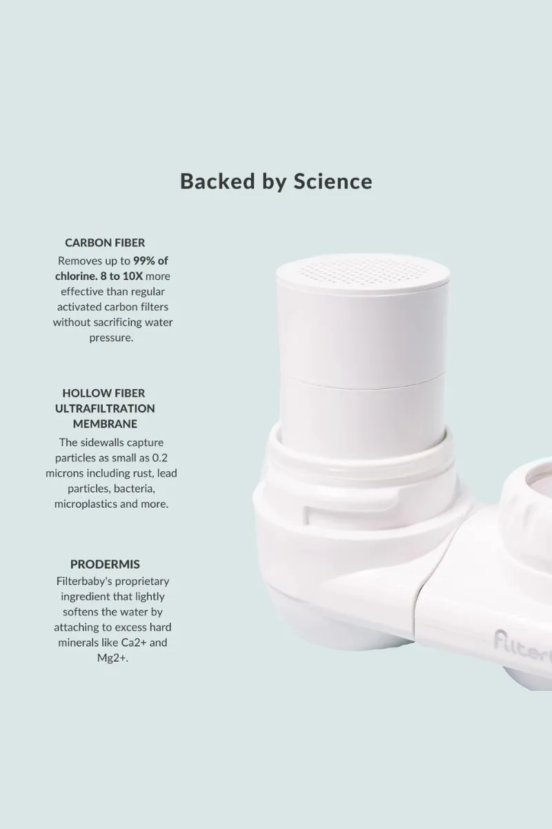 Advanced Water Filter with Prodermis® Water Softener