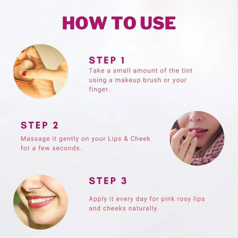 Aegte Organics Beetroot Lip and Cheek Tint Balm (Rosy Pink)