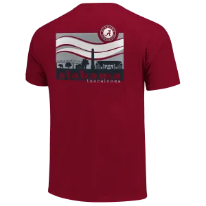 Alabama Crimson Tide - Campus Scene Wave Shirt