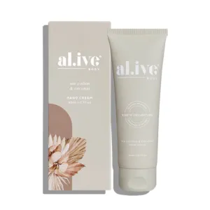 Al.ive Hand Cream 80ml - Sea Cotton & Coconut