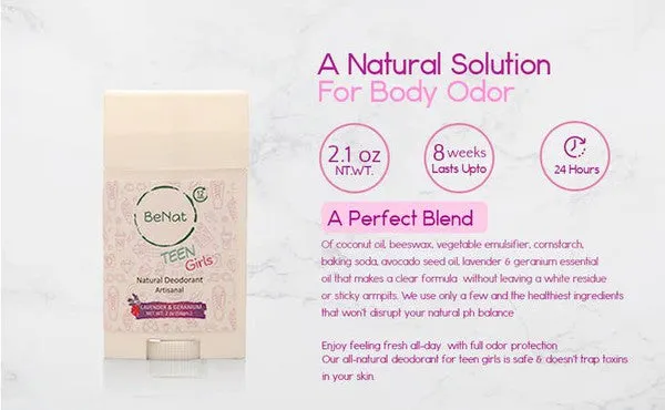 All-natural Deodorants for Kids & Teens