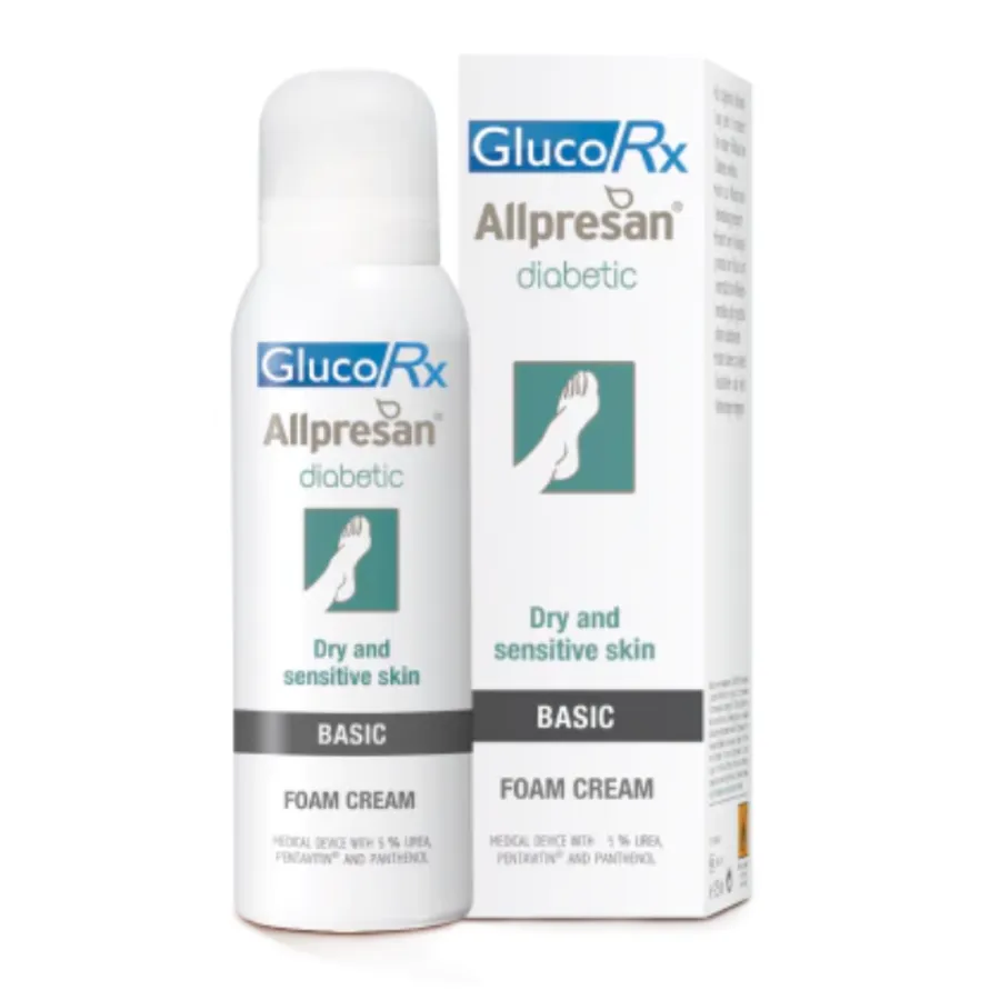 Allpresan Foam Foot Cream For Diabetics 5% Urea Basic 35ml