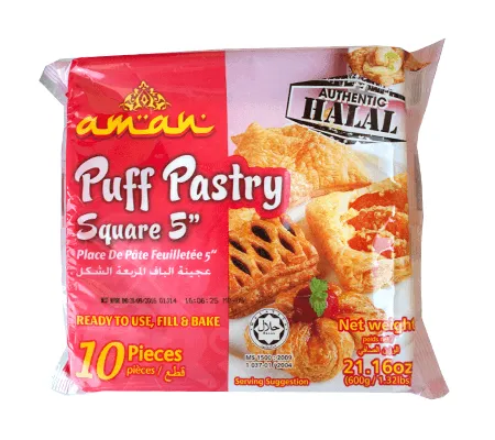 Aman Frozen Puff Pastry 10pcs