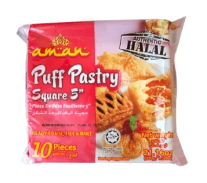 Aman Frozen Puff Pastry 10pcs