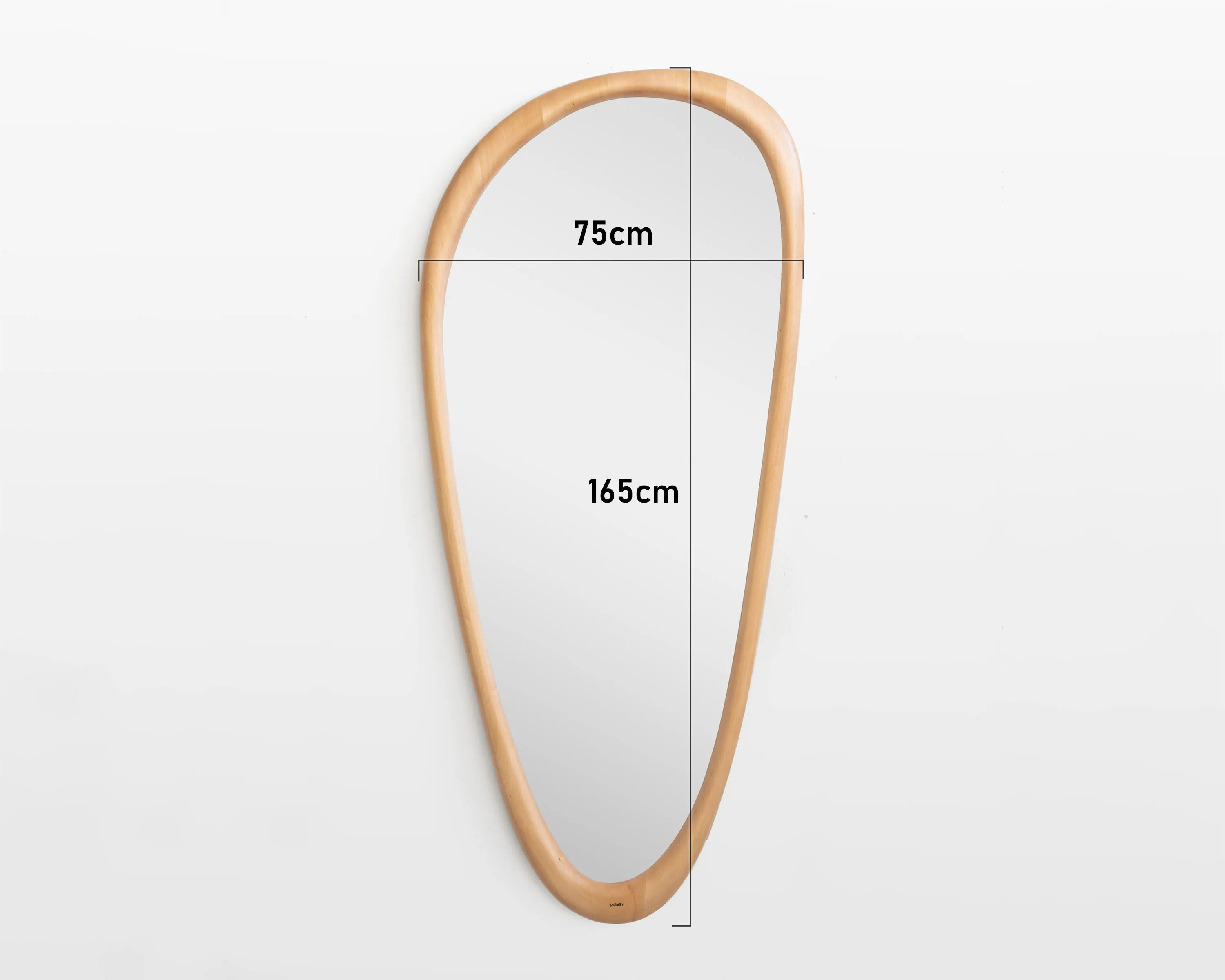 AMEBA asymmetric wall mirror