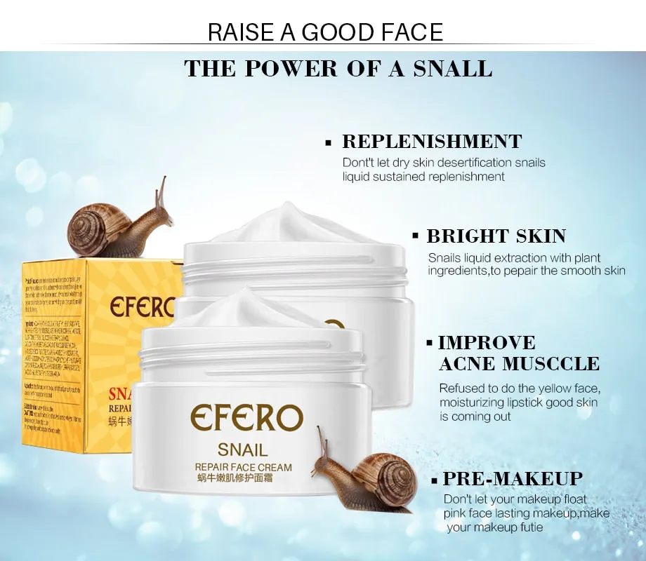 Anti Aging Snail Essence Face Cream Whitening