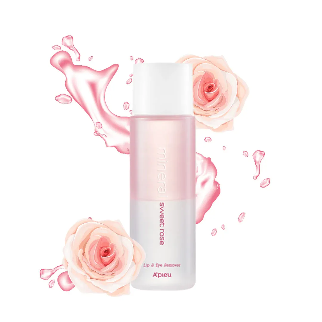 A'PIEU Mineral Sweet Rose Lip & Eye Remover مزيل المكياج من ايبيو