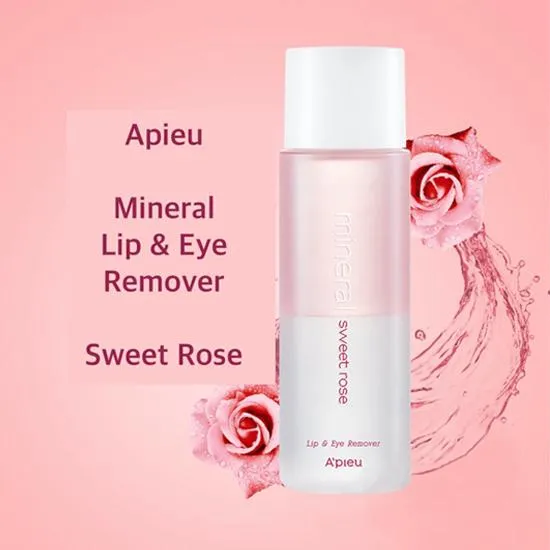 A'PIEU Mineral Sweet Rose Lip & Eye Remover مزيل المكياج من ايبيو