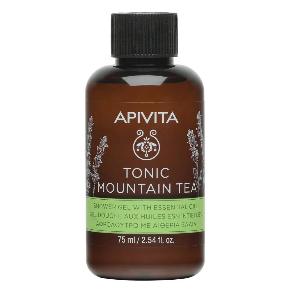 Apivita Formato Viaje Tonic Mountain Tea Gel De Ducha 75ml