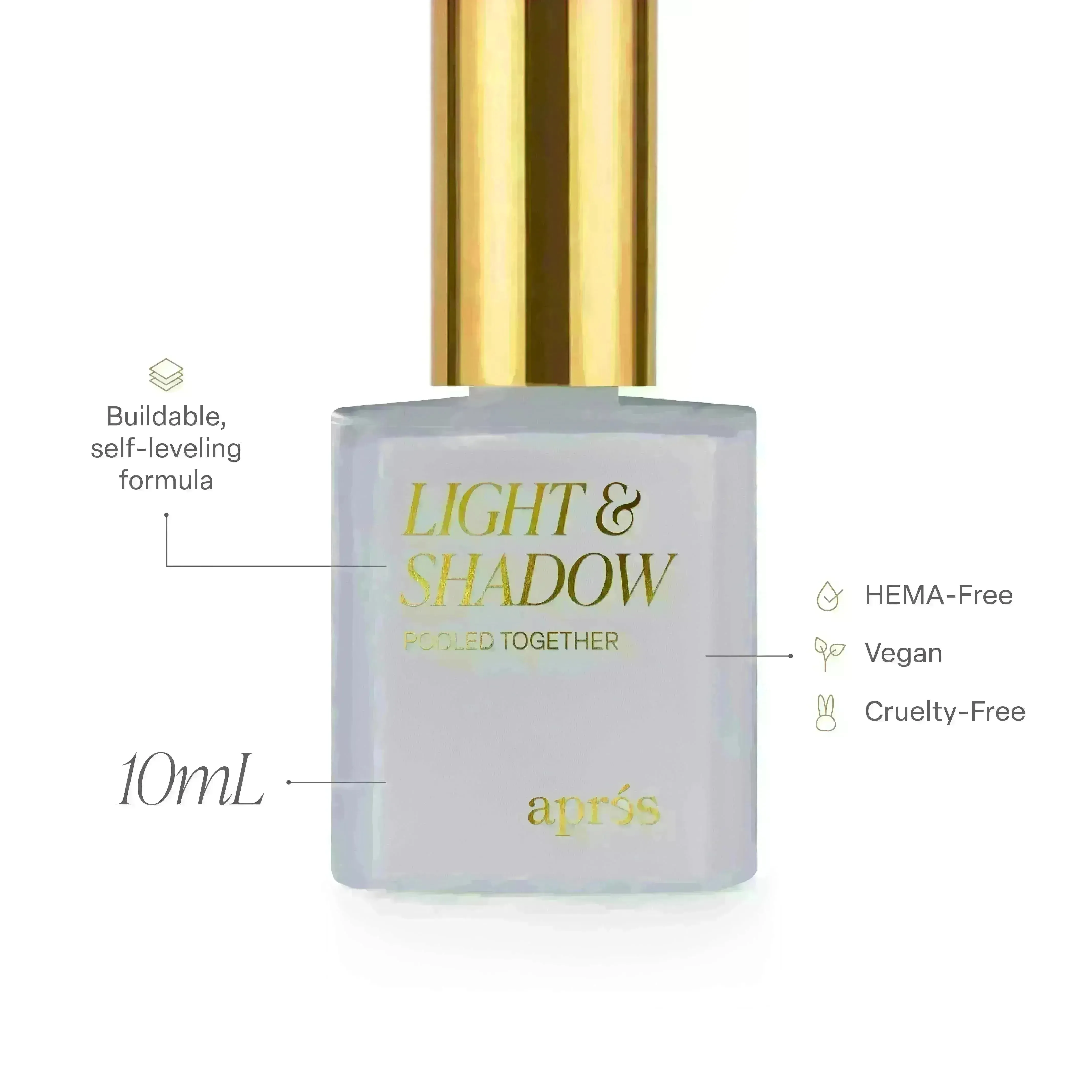 Apres	Gel	Light & Shadow	Sheer Gel Couleur 10mL| 0.3 fl oz	Breathless	AP-SHGC-402