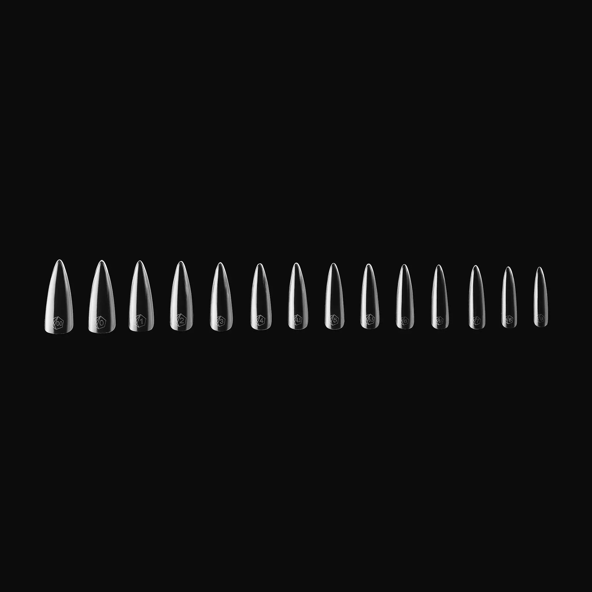 APRES GEL-X TIPS - NATURAL STILETTO LONG - ORIGINAL & NEW