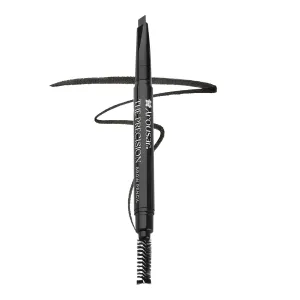 Arousar Eyebrow Pencil, Retractable Definer Pencil with Dual-Sided Brow Brush, Long Lasting Eye Brow, Fills Brow Makeup BLACK