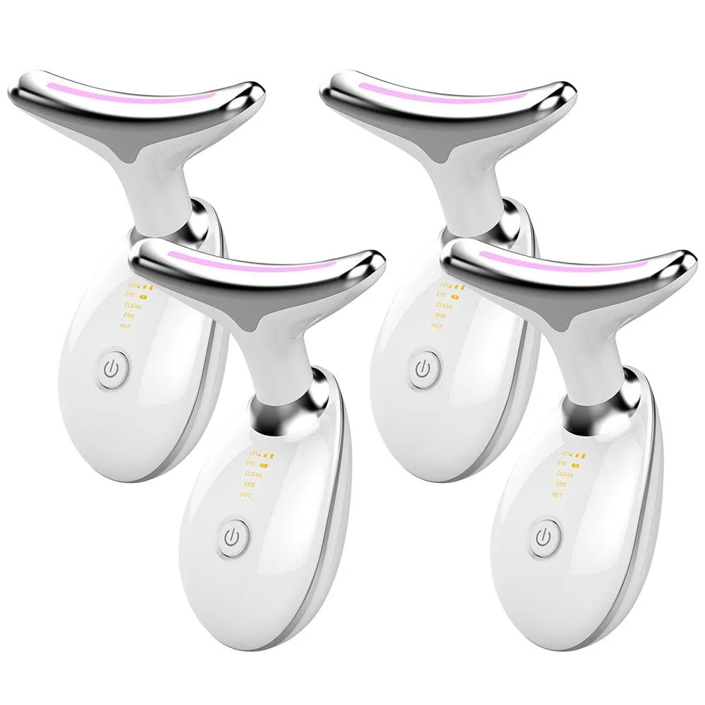 At-Home Neck Lift & Wrinkle Reducer: EMS Microcurrent & LED Photon Therapy