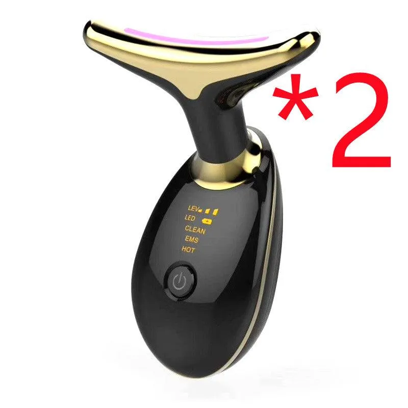 At-Home Neck Lift & Wrinkle Reducer: EMS Microcurrent & LED Photon Therapy
