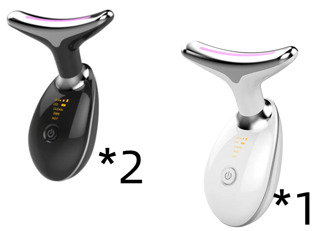 At-Home Neck Lift & Wrinkle Reducer: EMS Microcurrent & LED Photon Therapy