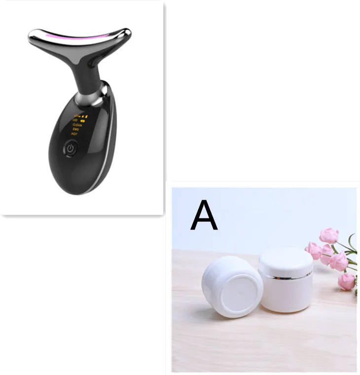 At-Home Neck Lift & Wrinkle Reducer: EMS Microcurrent & LED Photon Therapy